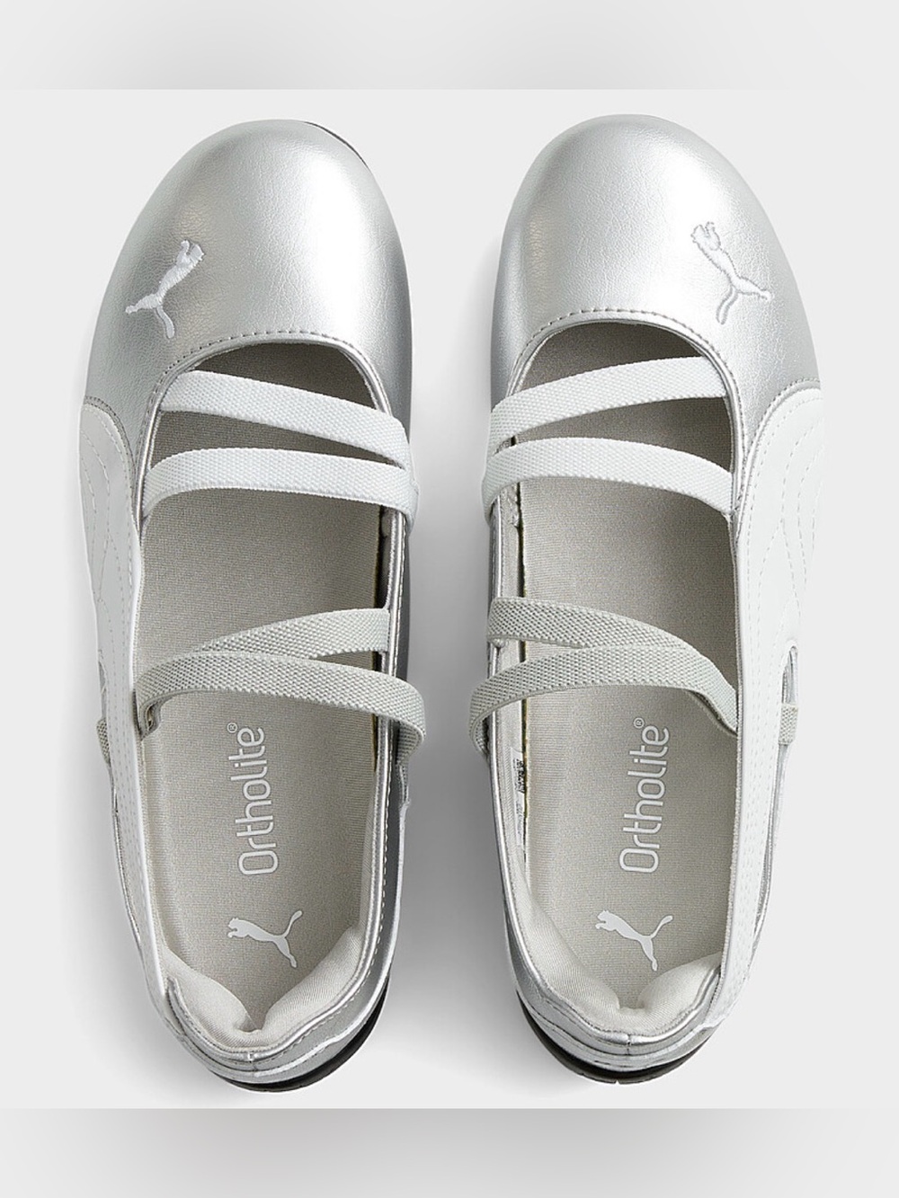 BNIB - Puma Speedcat Ballet Metallic - Size 6 - Silver